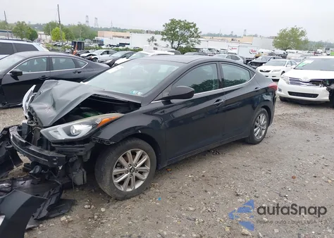 2015 Hyundai Elantra Se из США, поврежденный, VIN 5NPDH4AE5FH589344
